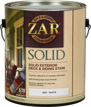 Масло ZAR SOLID COLOR DECK & SIDING EXTERIOR STAIN цветное
